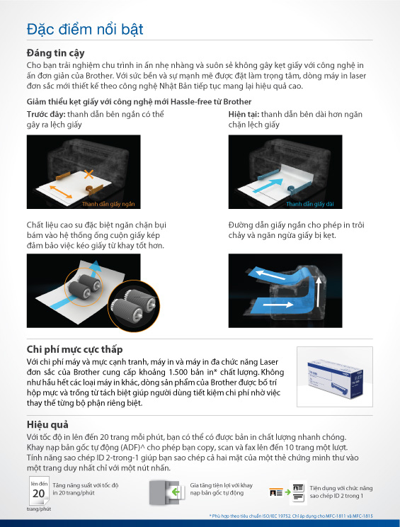 m&aacute;y in brother in nhiều tiết kiệm lớn